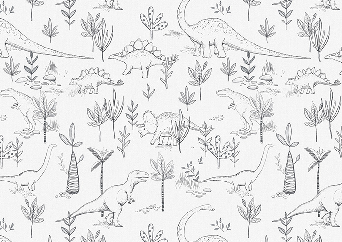 Dino Park, Anthracite - Roman Blind - Image 7
